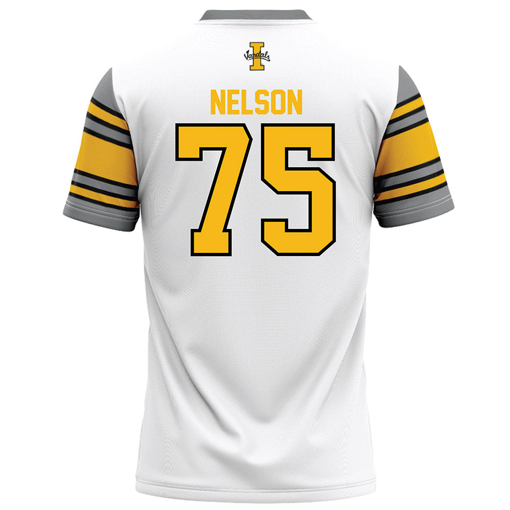 Idaho - NCAA Football : LeRonn Nelson - White Football Jersey-1