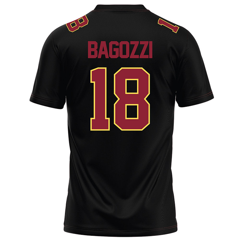 NSU - NCAA Football : Brock Bagozzi - Black Football Jersey-1