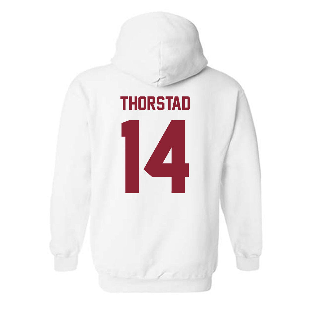 NSU - NCAA Women's Soccer : Addyson Thorstad - Classic Shersey Hooded Sweatshirt-1