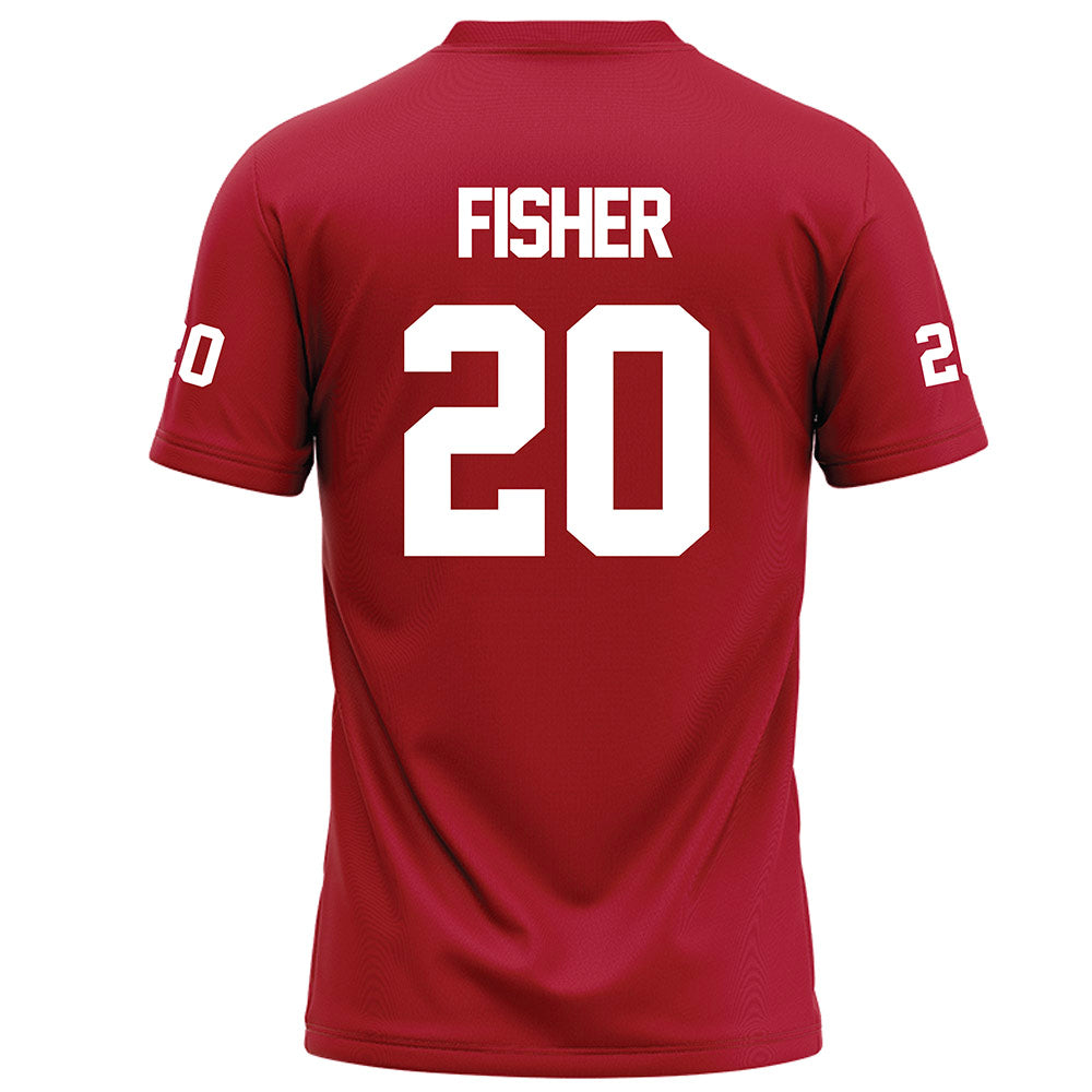 Nicholls State - NCAA Football : Kershawn Fisher - Red Football Jersey