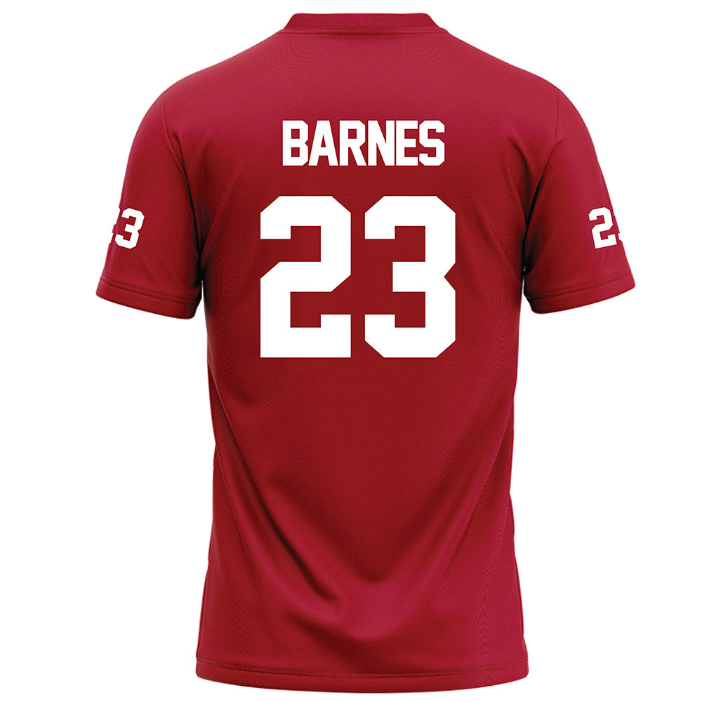 Nicholls State - NCAA Football : Jason Barnes - Red Football Jersey-1