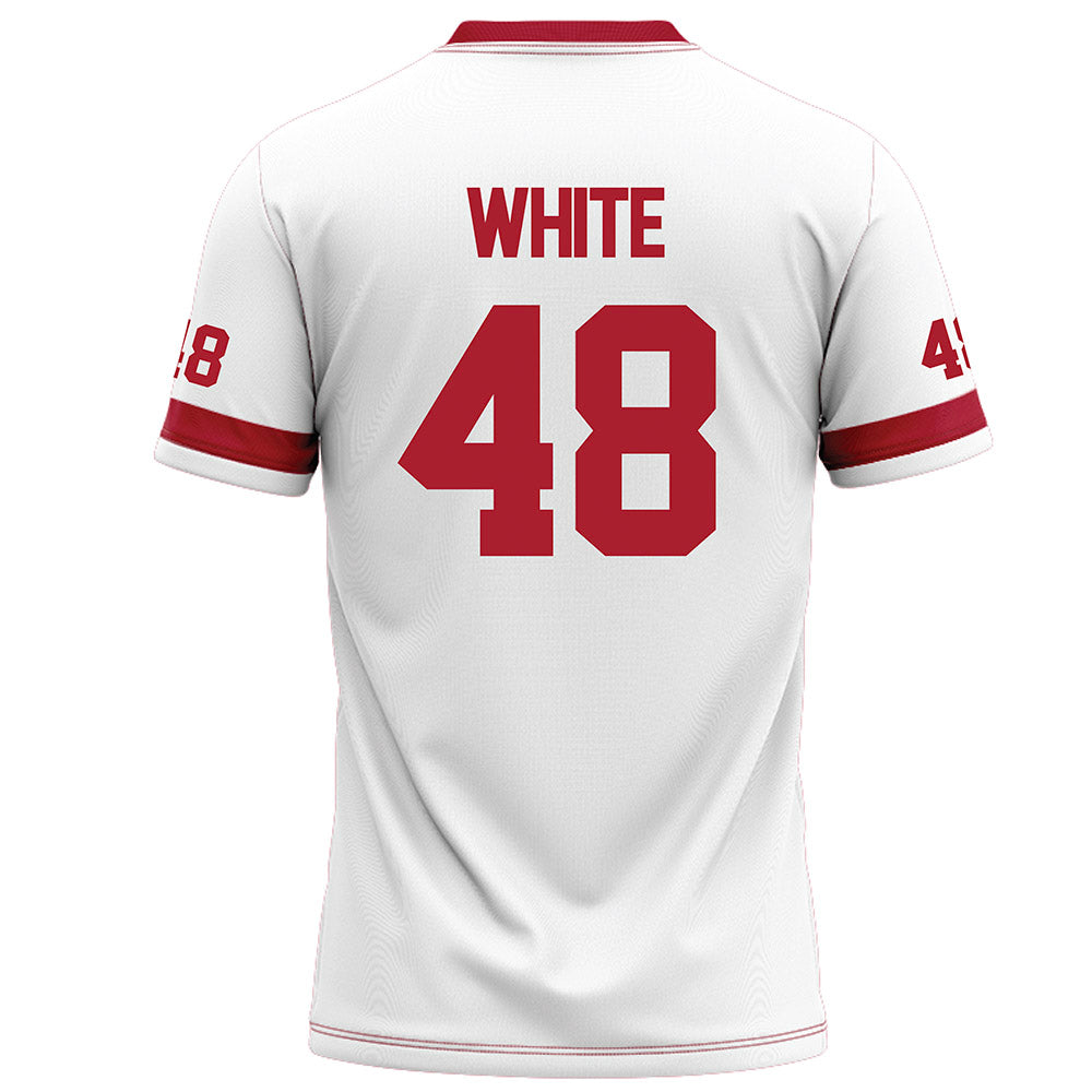 Nicholls State - NCAA Football : Scott White - White Football Jersey-1