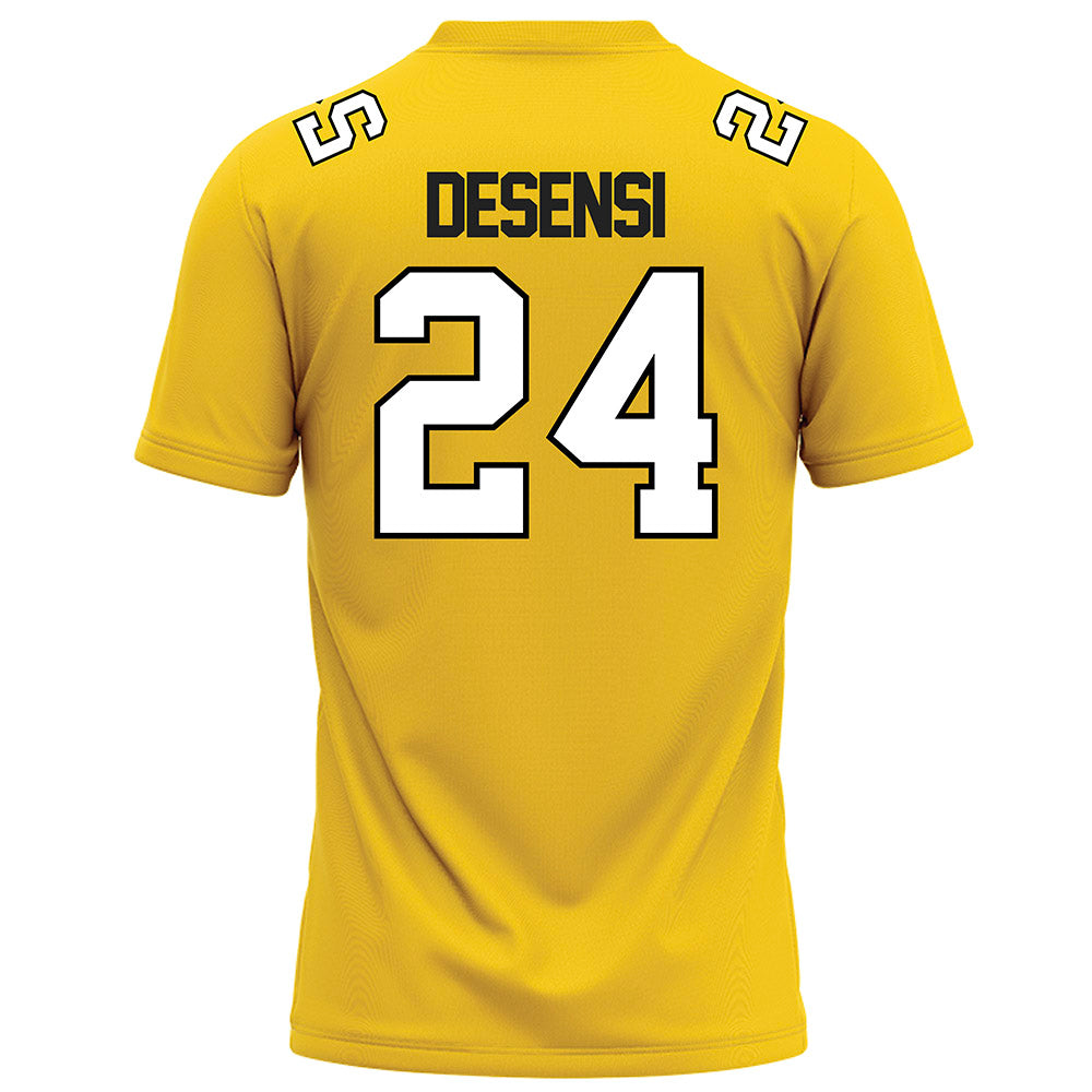 Centre College - NCAA Football : Will DeSensi - Gold Football Jersey-1