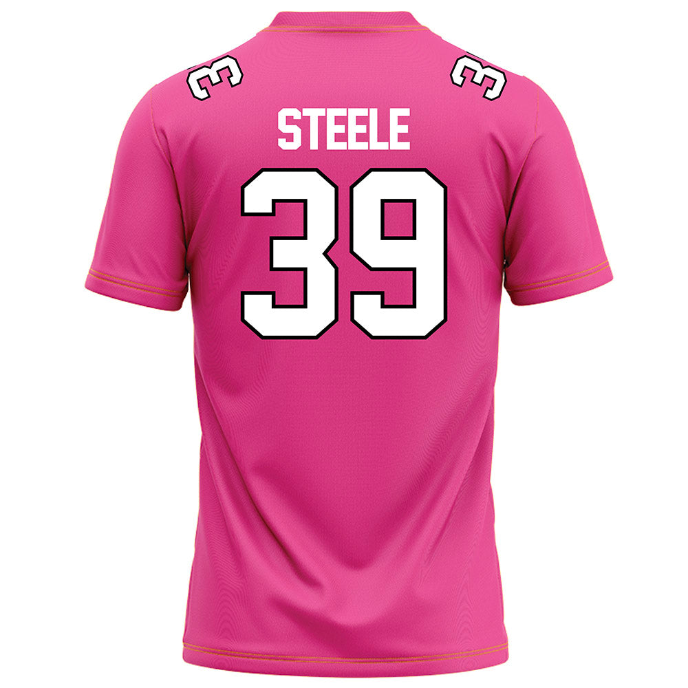 Centre College - NCAA Football : Ryan Steele - Pink Football Jersey-3