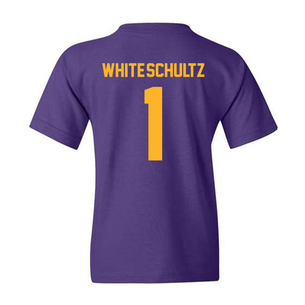North Alabama - NCAA Football : Edwin White-Schultz - Youth T-Shirt