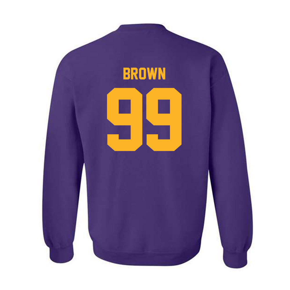 North Alabama - NCAA Football : Kaleb Brown - Classic Fashion Shersey Crewneck Sweatshirt-1