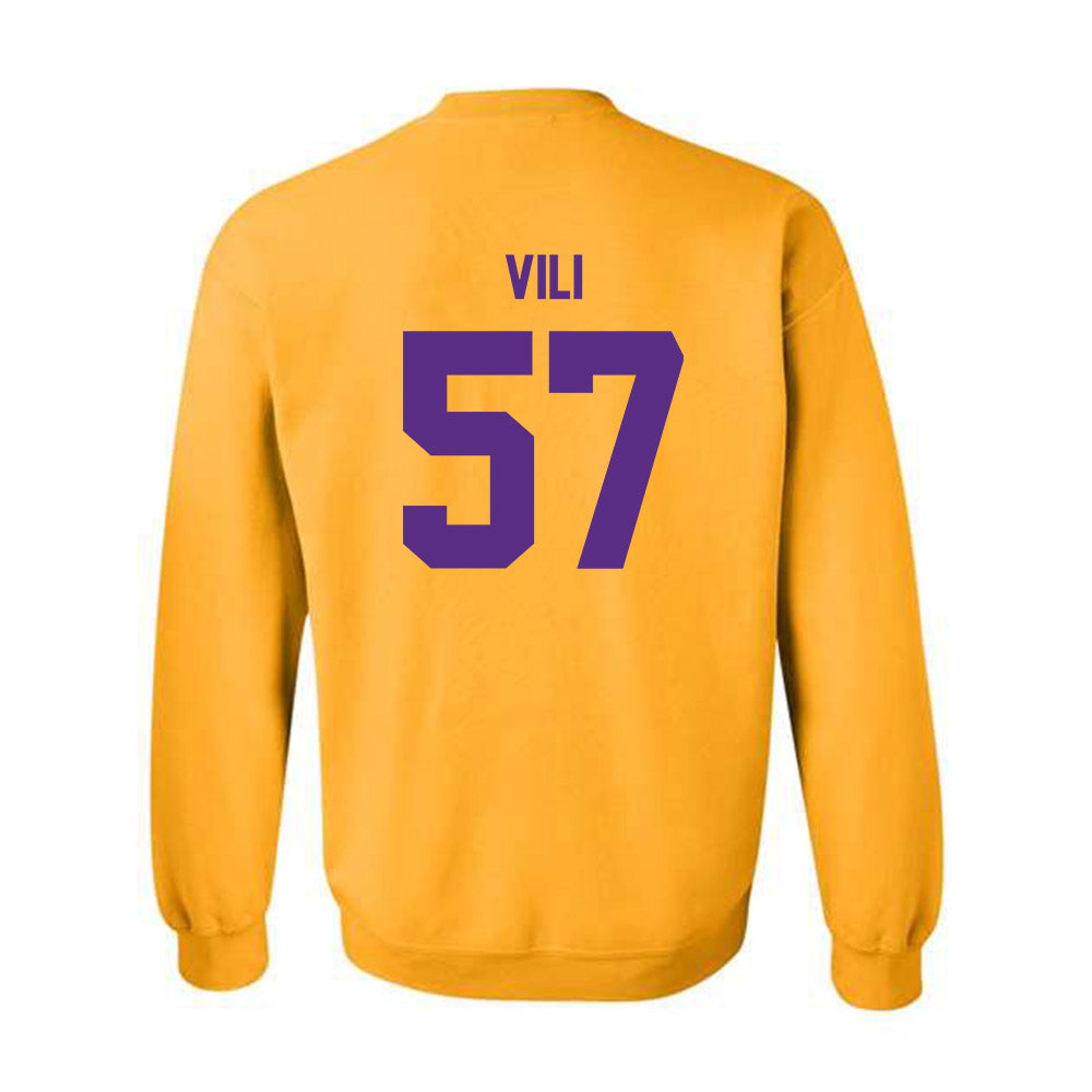 North Alabama - NCAA Football : Fred Vili - Classic Fashion Shersey Crewneck Sweatshirt-1