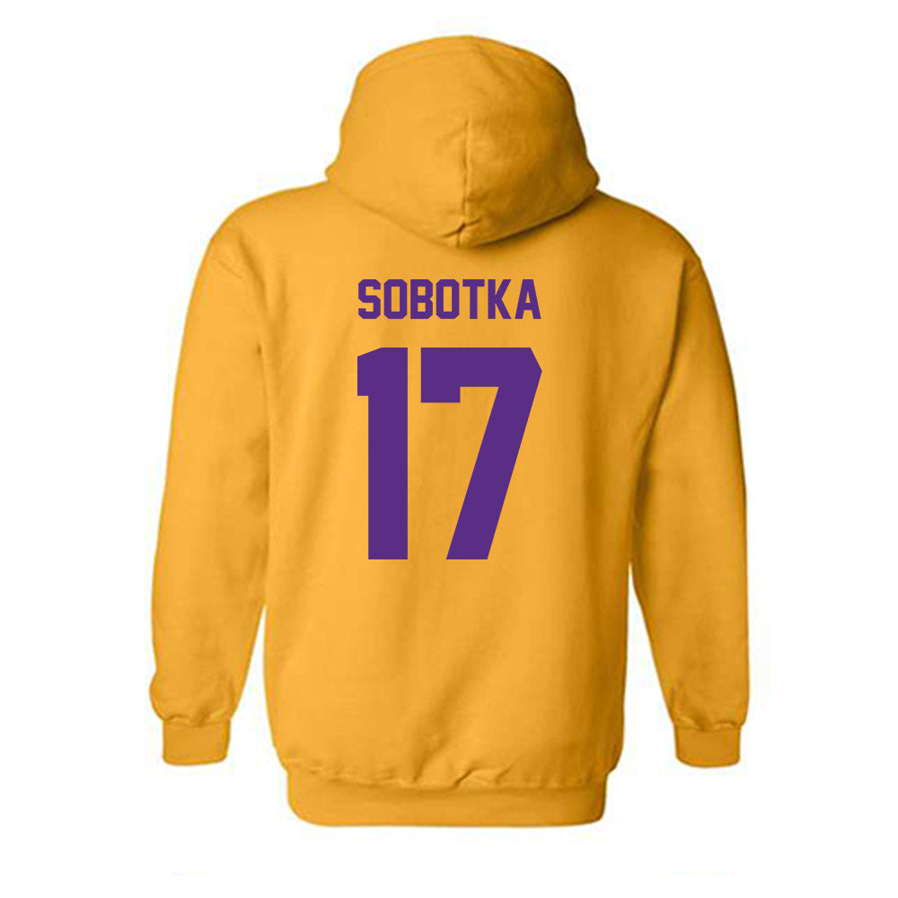 North Alabama - NCAA Women's Soccer : Charlotte Sobotka - Classic Fashion Shersey Hooded Sweatshirt-1