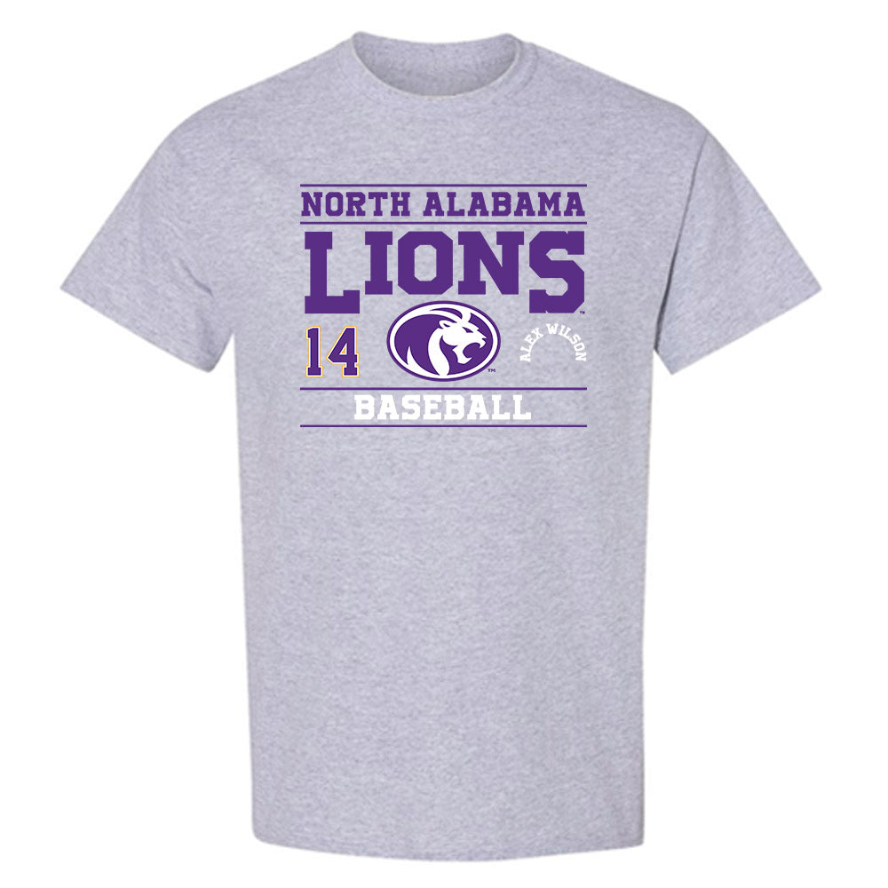 North Alabama - NCAA Baseball : Alex Wilson - Classic Fashion Shersey T-Shirt-0