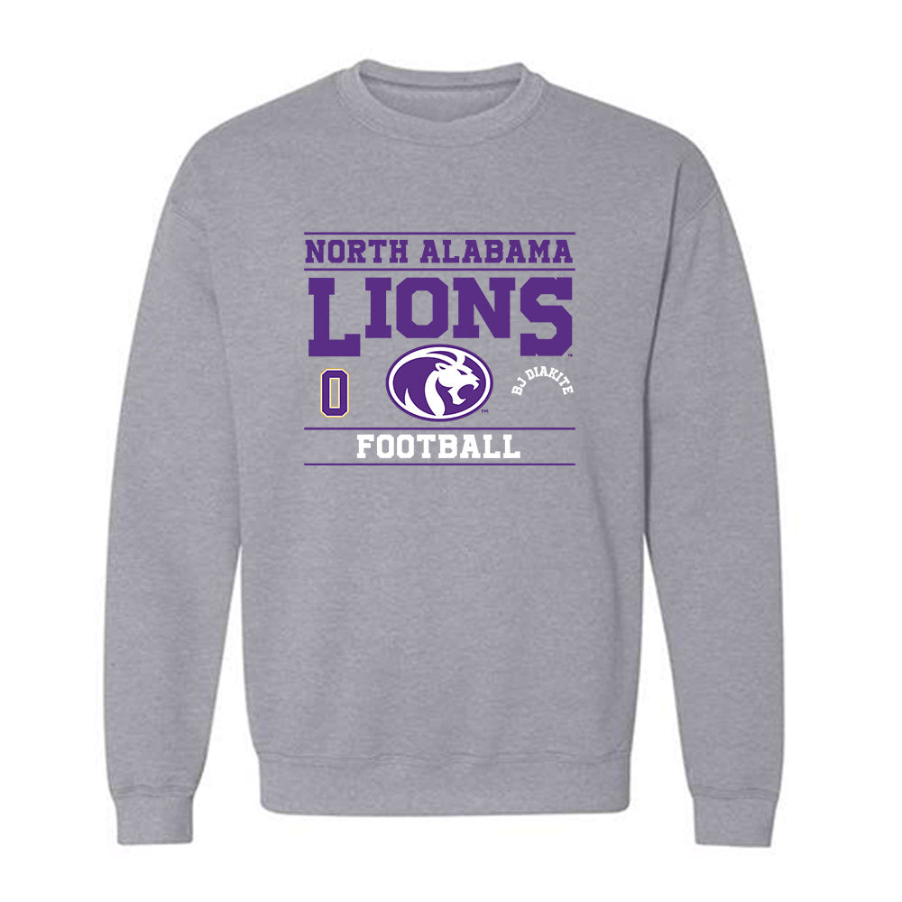 North Alabama - NCAA Football : BJ Diakite - Classic Fashion Shersey Crewneck Sweatshirt-0