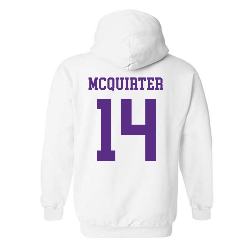 North Alabama - NCAA Women's Volleyball : Paris McQuirter - Classic Fashion Shersey Hooded Sweatshirt-1