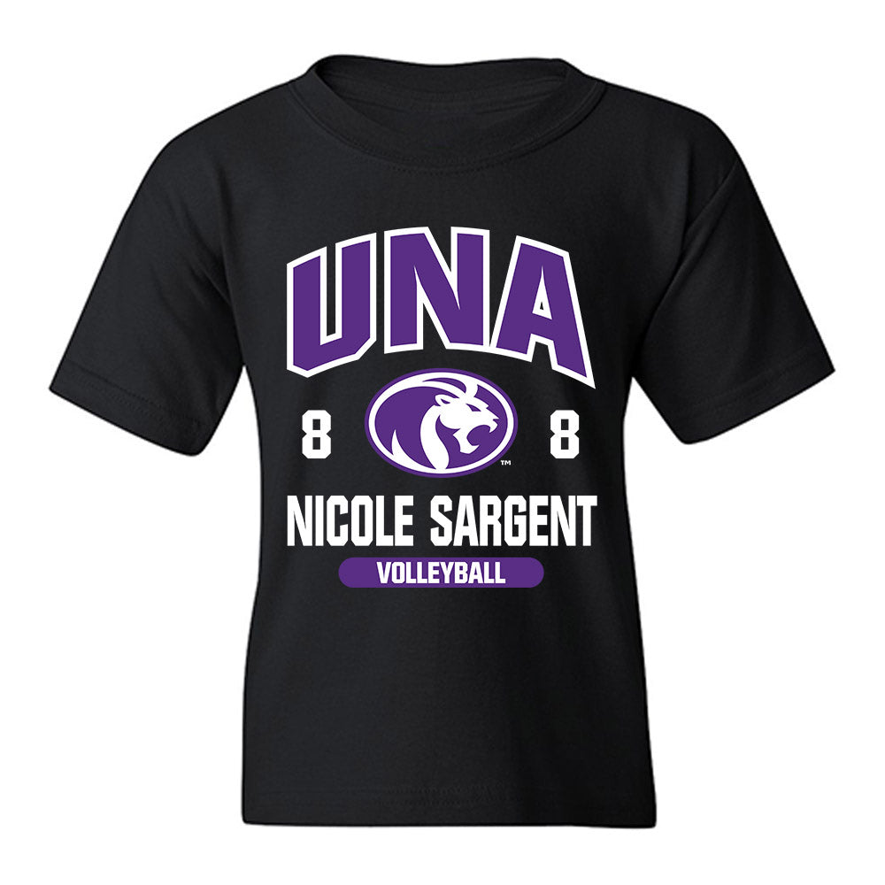 North Alabama - NCAA Women's Volleyball : Nicole Sargent - Classic Fashion Shersey Youth T-Shirt-0