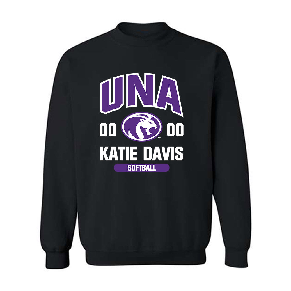 North Alabama - NCAA Softball : Katie Davis - Classic Fashion Shersey Crewneck Sweatshirt-0
