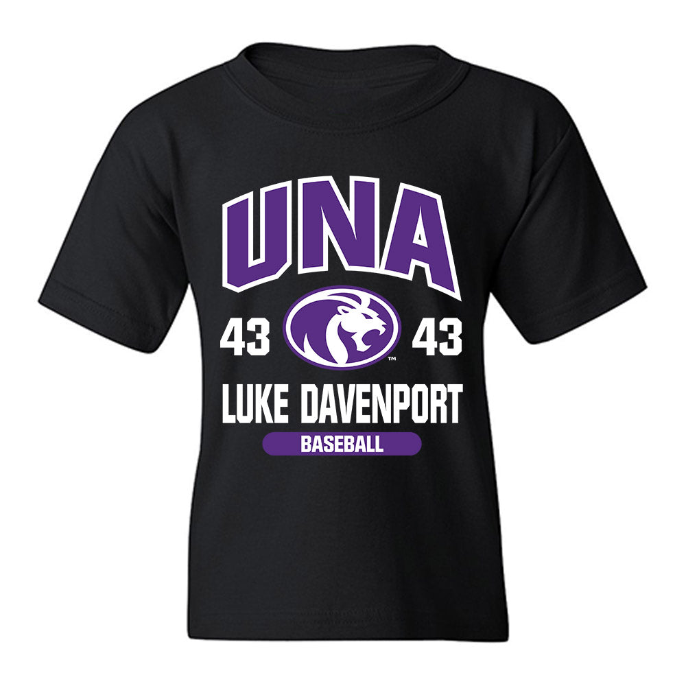 North Alabama - NCAA Baseball : Luke Davenport - Classic Fashion Shersey Youth T-Shirt-0