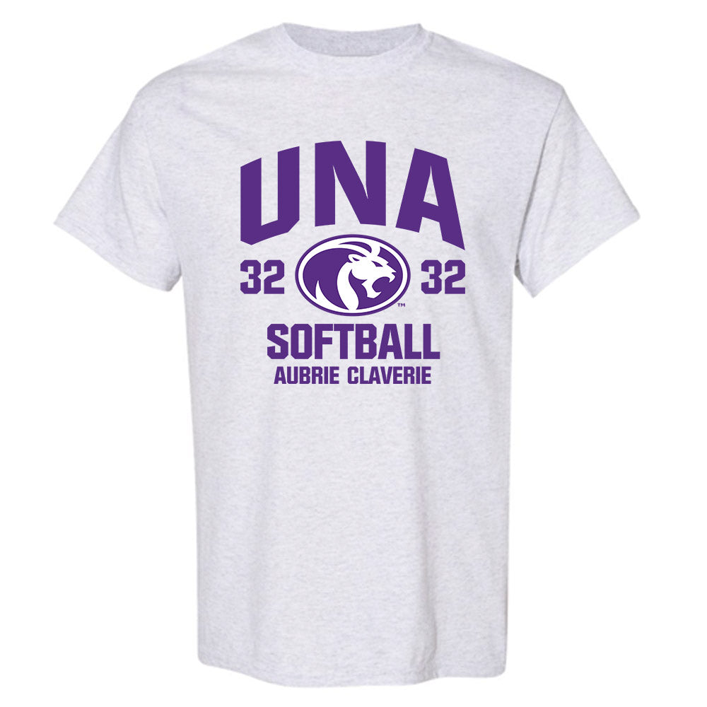 North Alabama - NCAA Softball : Aubrie Claverie - Classic Fashion Shersey T-Shirt-0