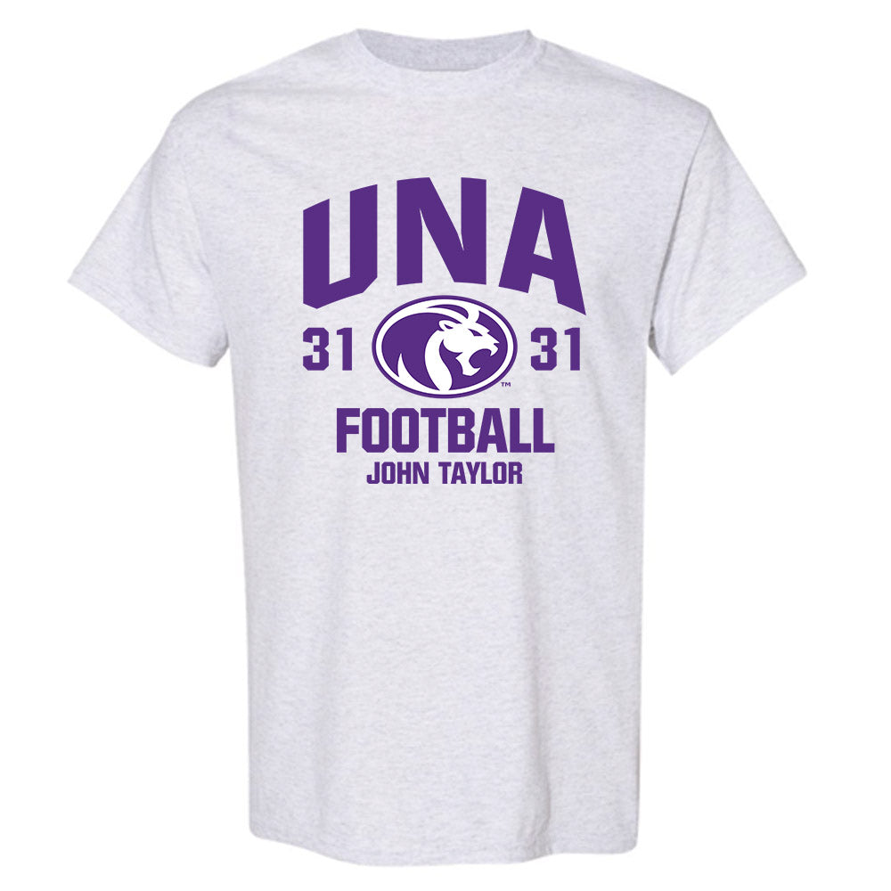 North Alabama - NCAA Football : John Taylor - Classic Fashion Shersey T-Shirt-0
