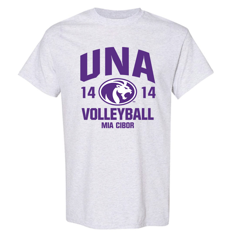 North Alabama - NCAA Women's Volleyball : Mia Cibor - Classic Fashion Shersey T-Shirt-0
