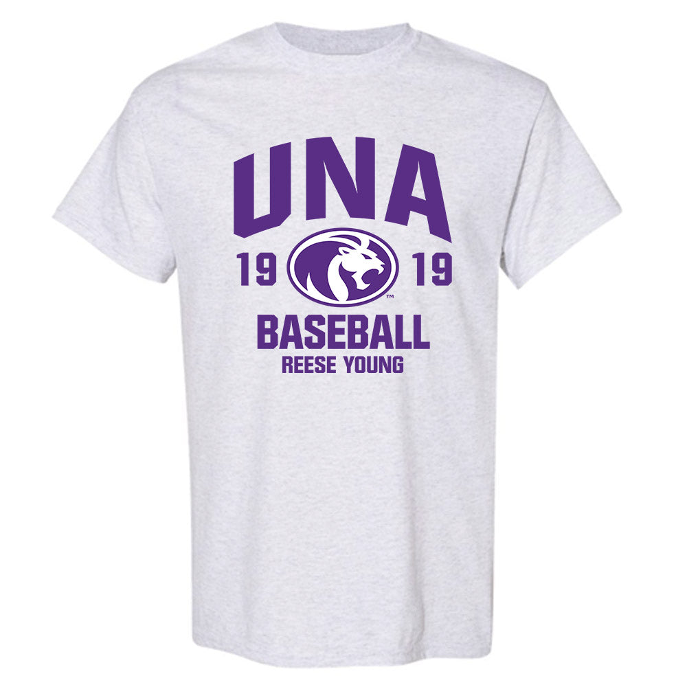 North Alabama - NCAA Baseball : Reese Young - Classic Fashion Shersey T-Shirt-0
