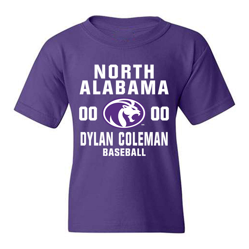 North Alabama - NCAA Baseball : Dylan Coleman - Classic Shersey Youth T-Shirt-0