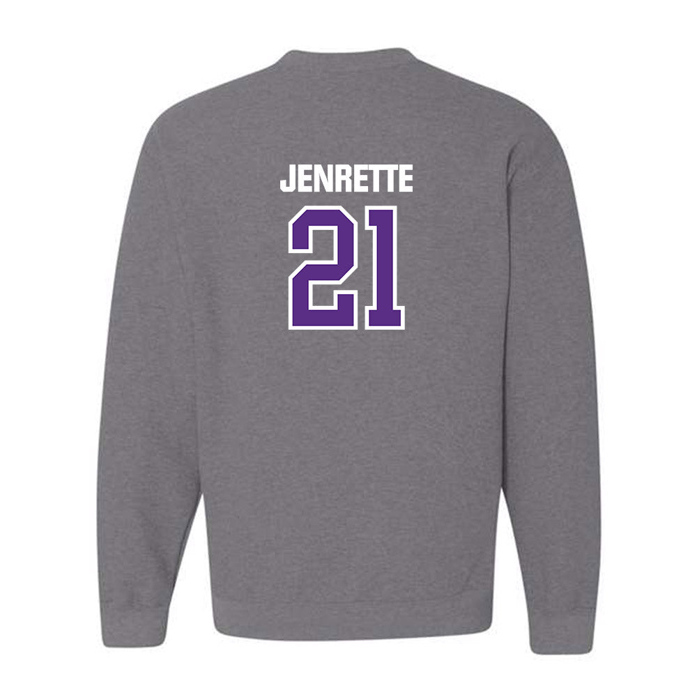 North Alabama - NCAA Men's Basketball : Israel Jenrette - Classic Shersey Crewneck Sweatshirt-1