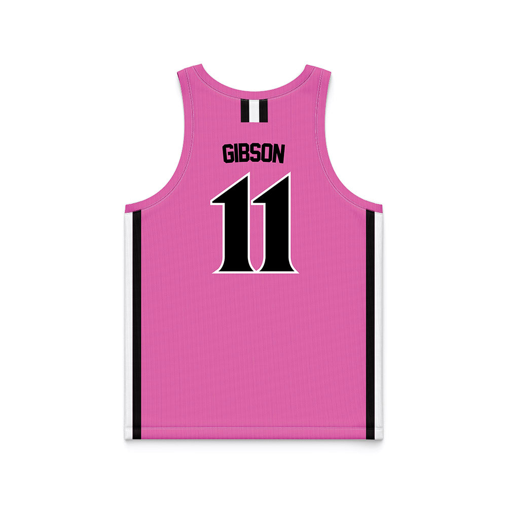 William & Mary - NCAA Women's Basketball : Aislinn Gibson - Pink Basketball Jersey-1