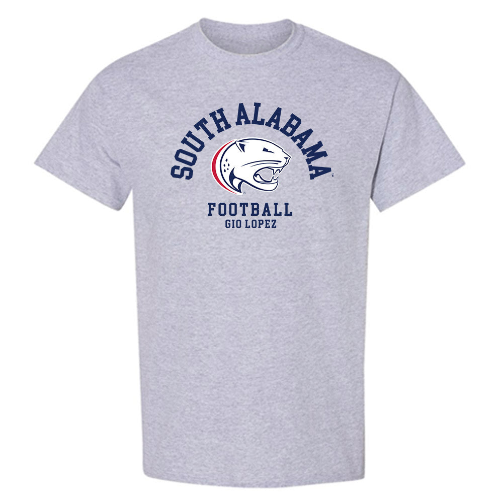 South Alabama - NCAA Football : Gio Lopez - Classic Fashion Shersey T-Shirt-0