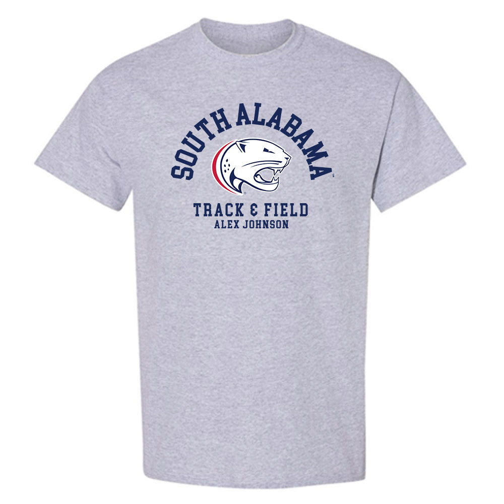 South Alabama - NCAA Men's Track & Field : Alex Johnson - Classic Fashion Shersey T-Shirt-0