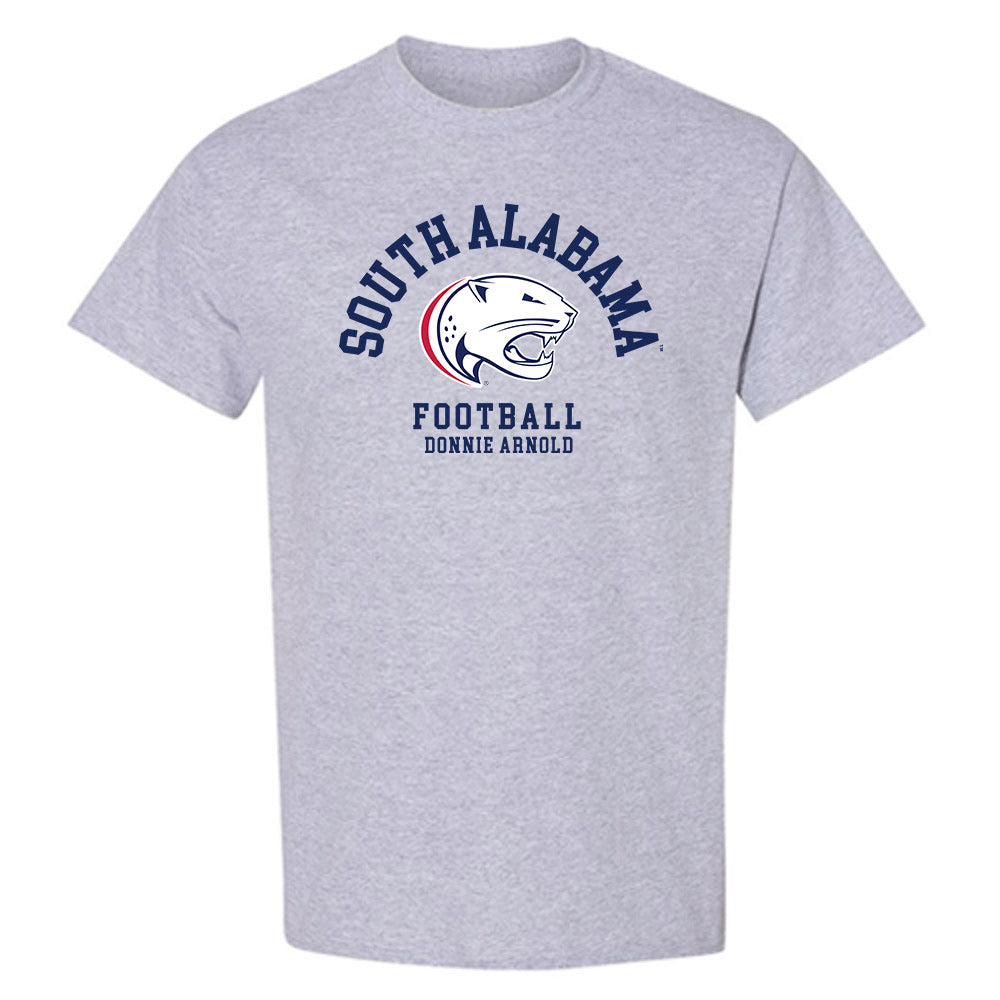 South Alabama - NCAA Football : Donnie Arnold - Classic Fashion Shersey T-Shirt-0