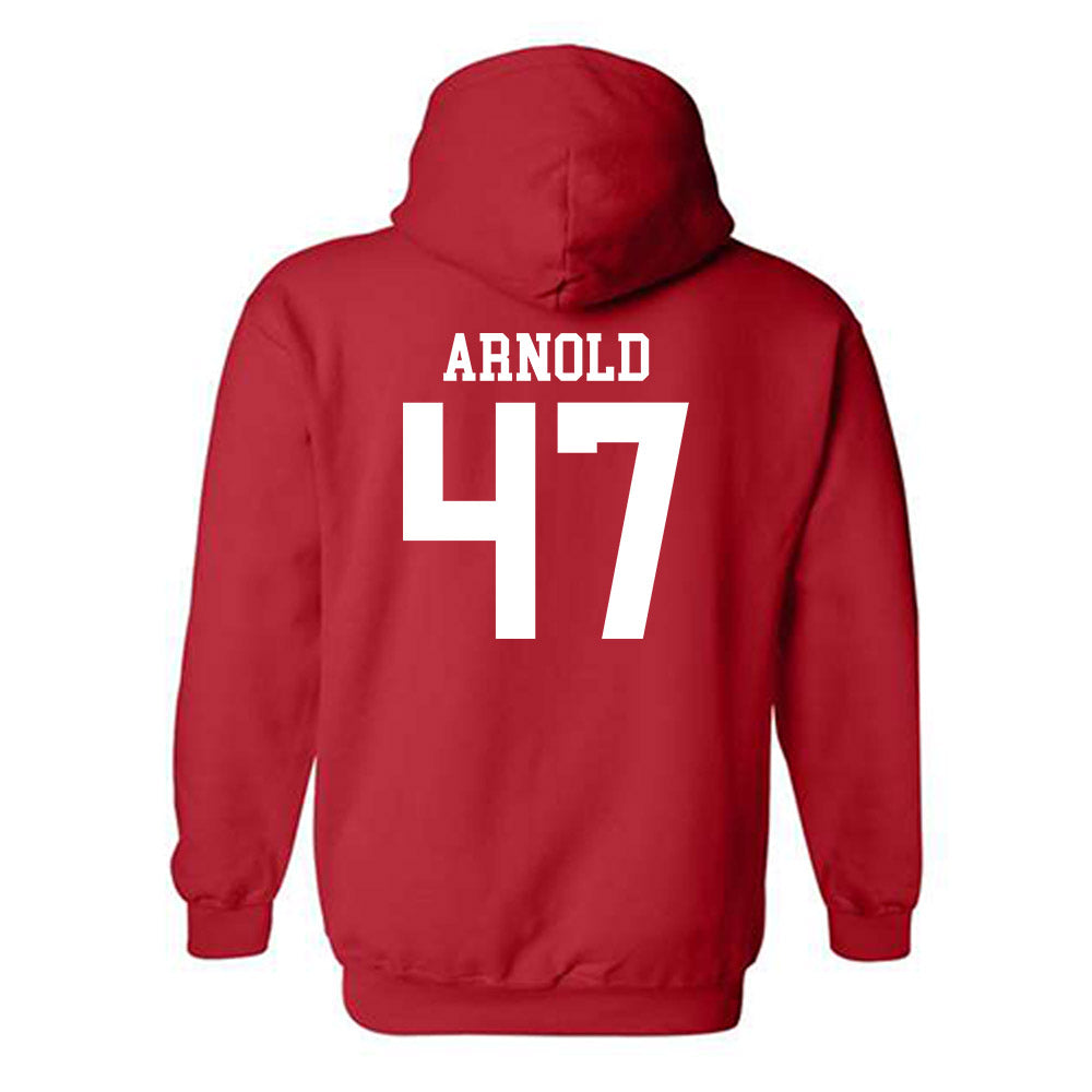 South Alabama - NCAA Football : Donnie Arnold - Classic Shersey Hooded Sweatshirt-1