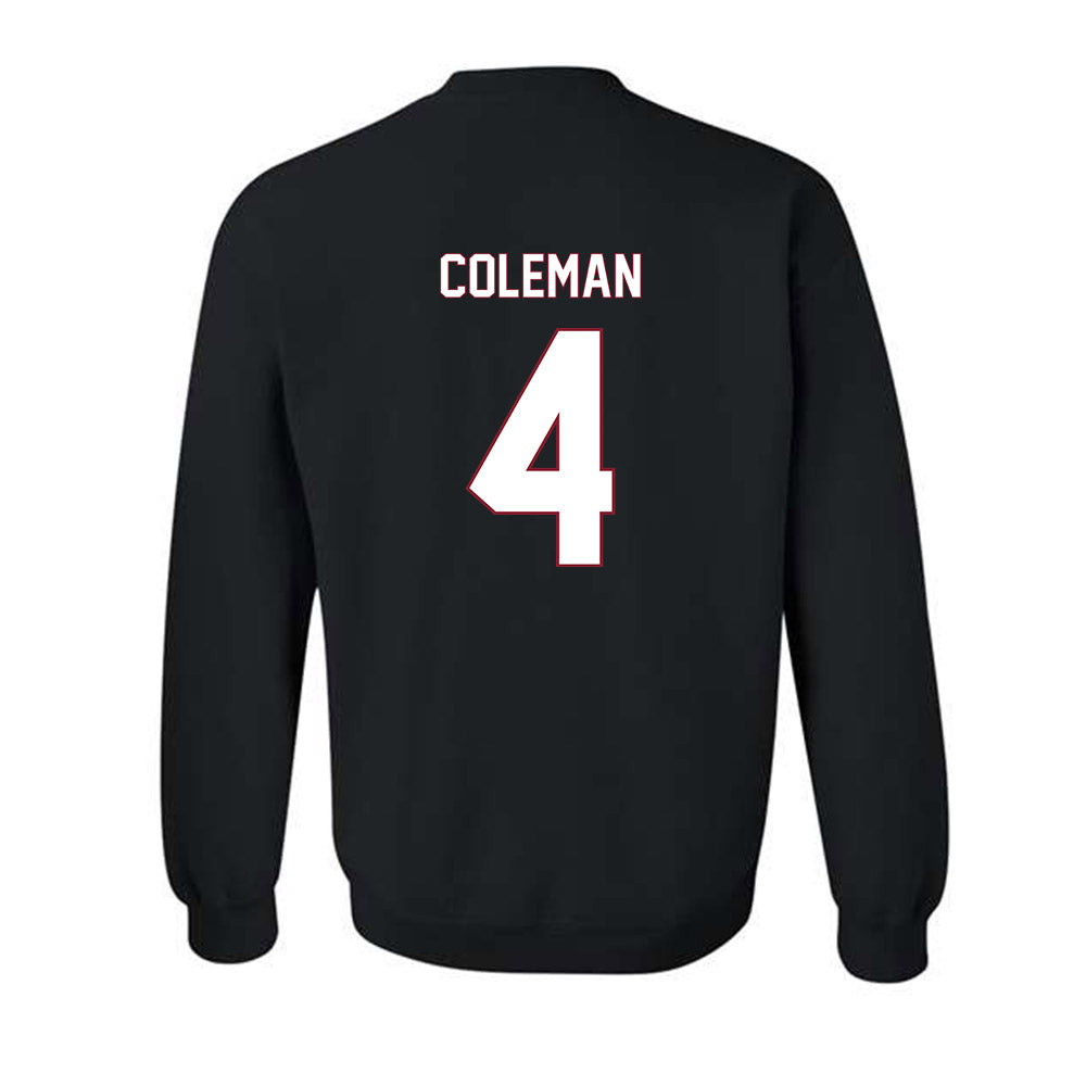 NCCU - NCAA Women's Basketball : Tierney Coleman - Replica Shersey Crewneck Sweatshirt-1