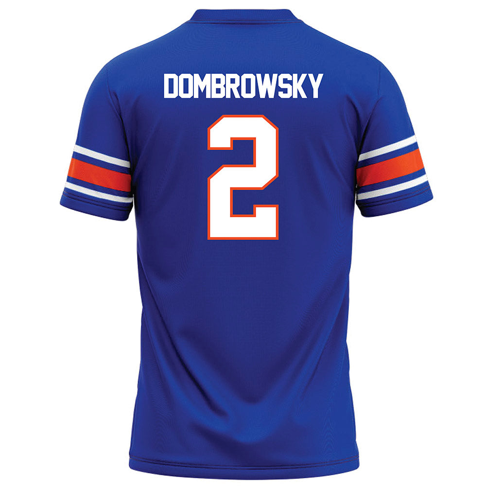 Boise State - NCAA Football : Gavin Dombrowsky - Blue Football Jersey-1