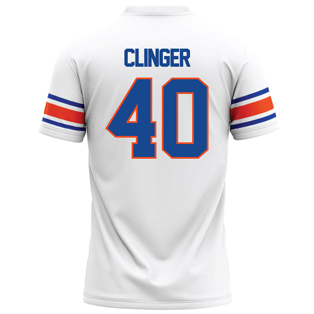 Boise State - NCAA Football : Ryker Clinger - White Football Jersey