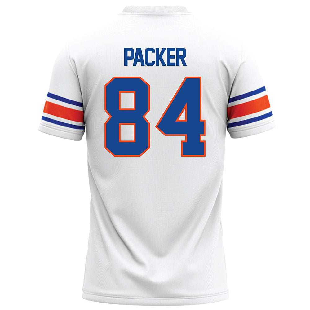 Boise State - NCAA Football : Gavin Packer - White Football Jersey-1
