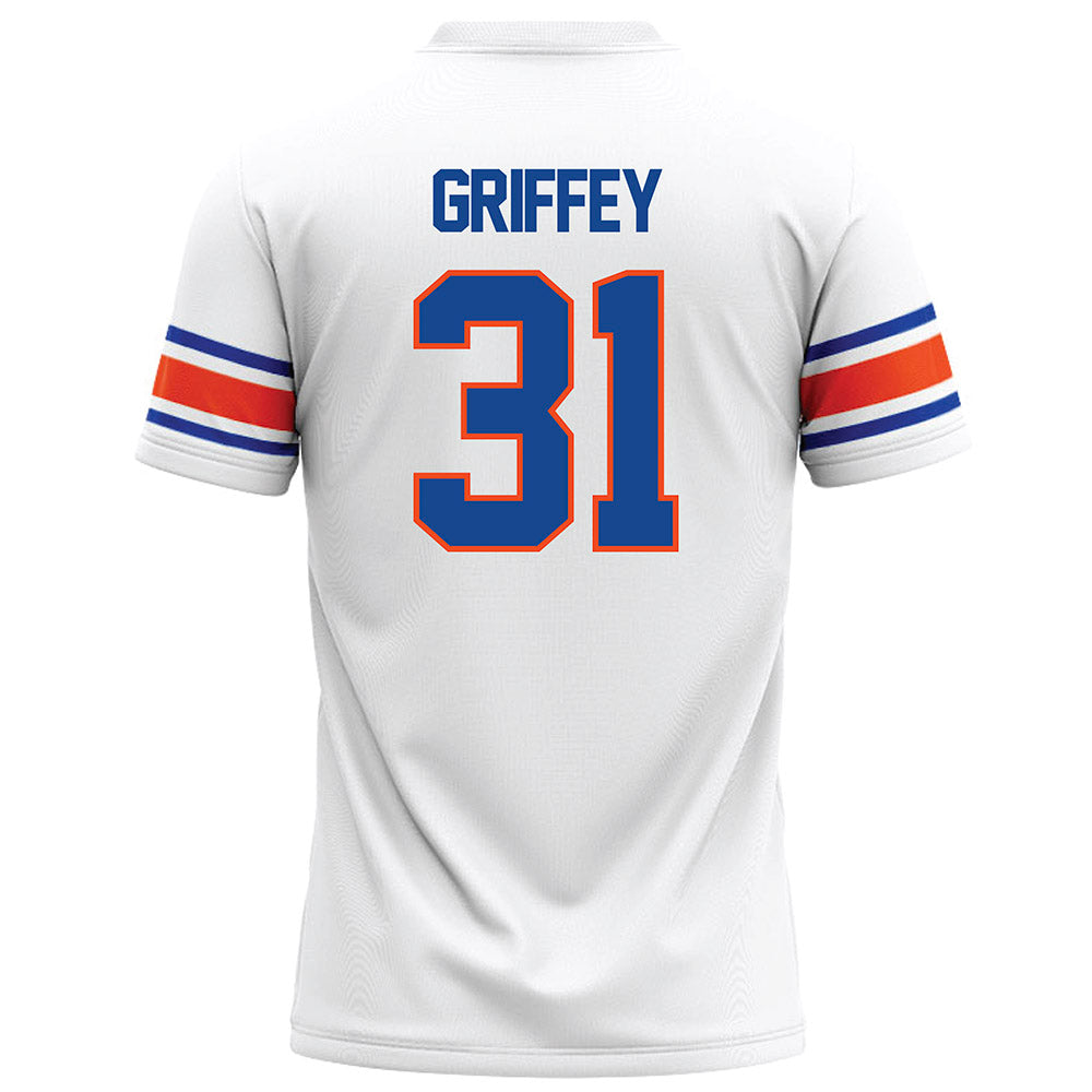 Boise State - NCAA Football : Tevin Griffey - White Football Jersey