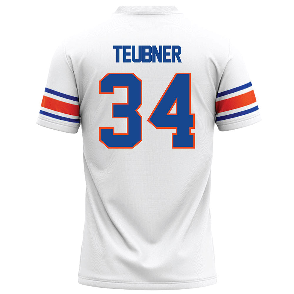 Boise State - NCAA Football : Alexander Teubner - White Football Jersey
