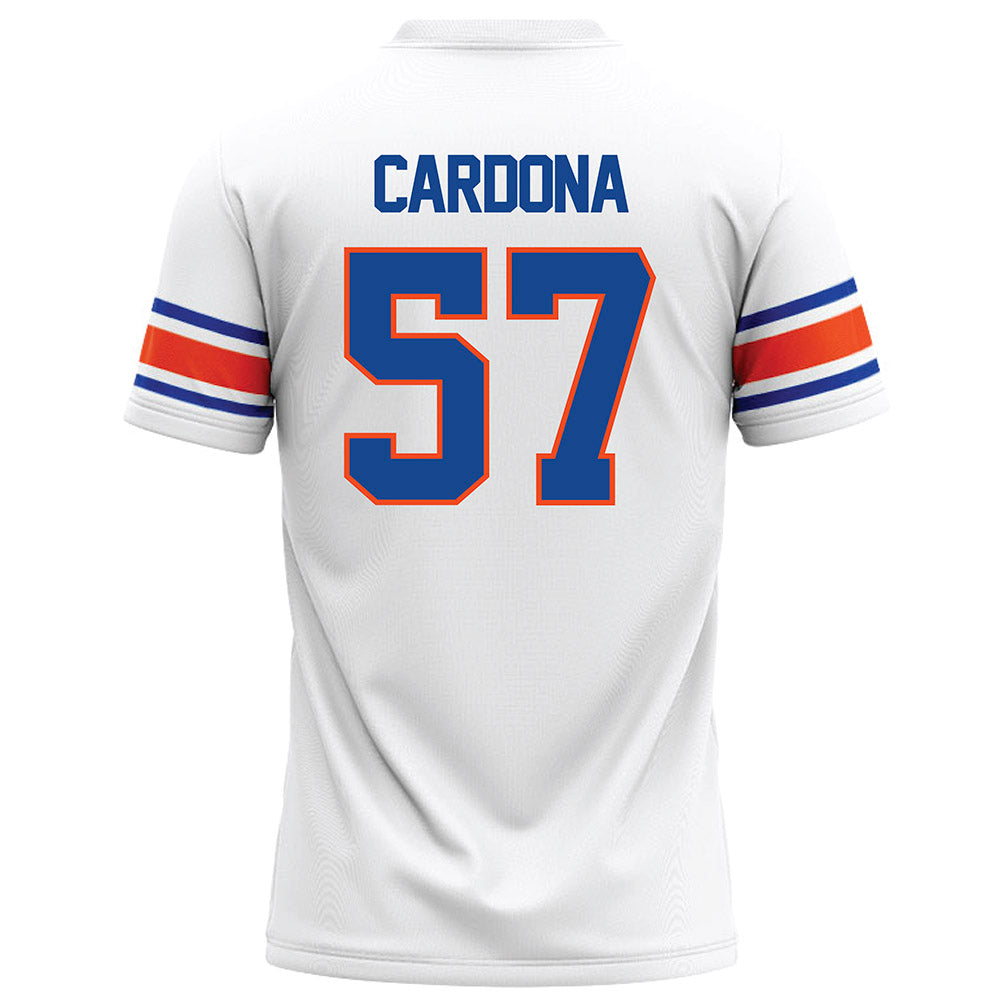 Boise State - NCAA Football : Nathan Cardona - White Football Jersey