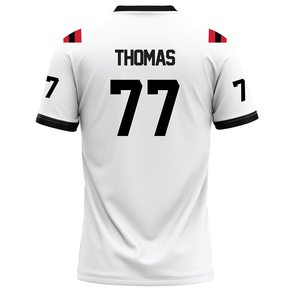 Arkansas State - NCAA Football : Makilan Thomas - White Football Jersey