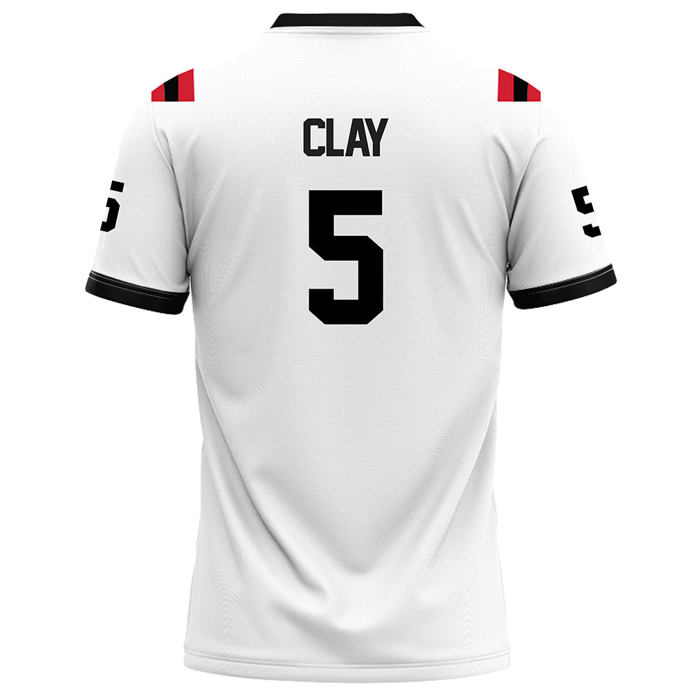 Arkansas State - NCAA Football : Kenyon Clay - White Football Jersey-1