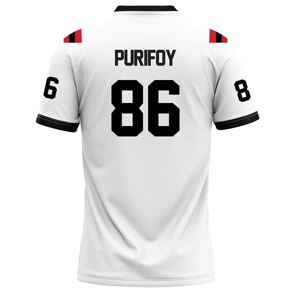 Arkansas State - NCAA Football : Skylar Purifoy - White Football Jersey