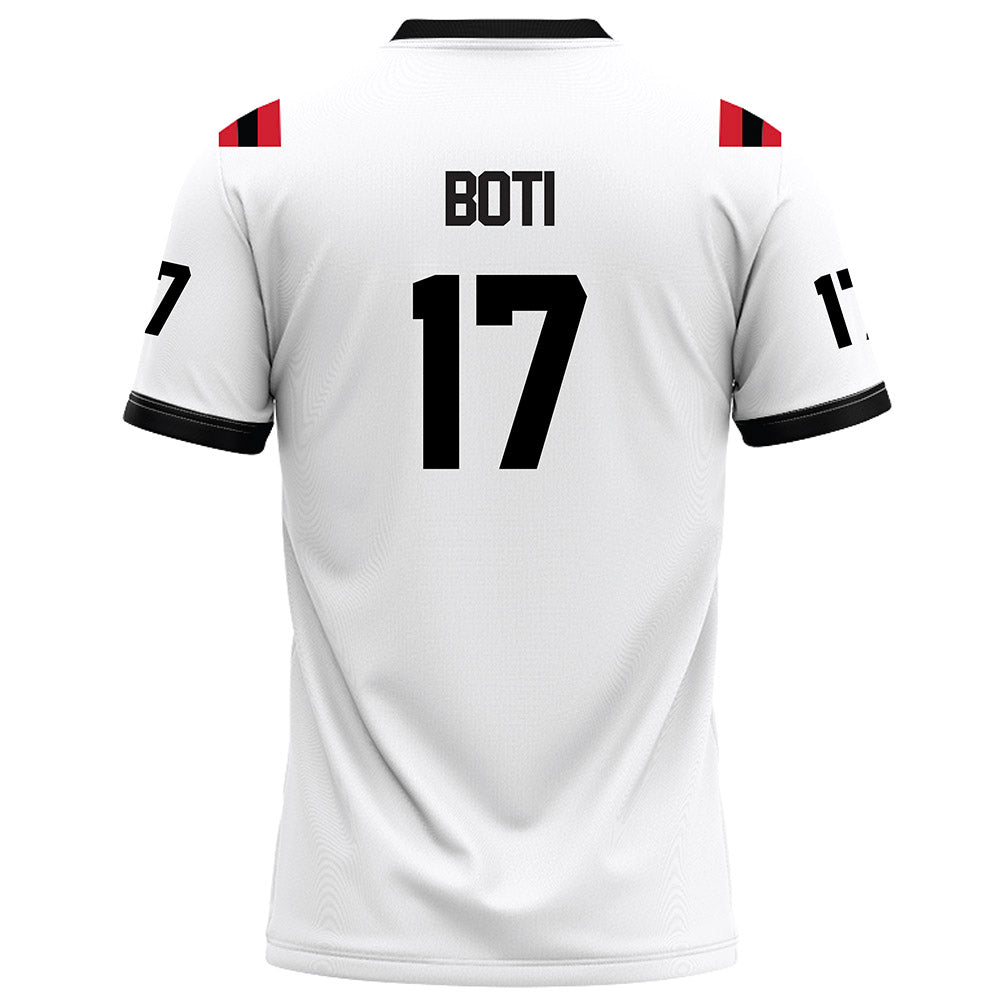 Arkansas State - NCAA Football : Christopher Boti - White Football Jersey-1