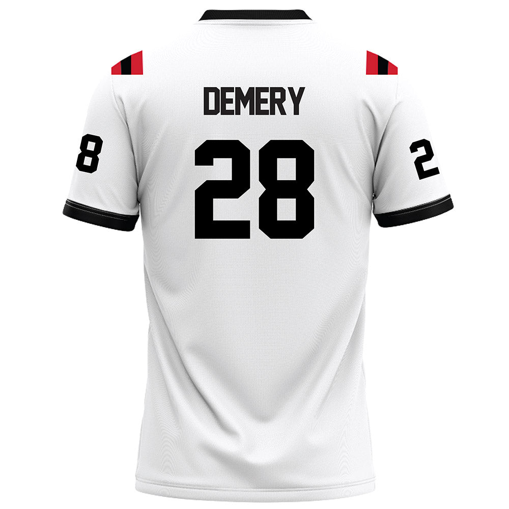 Arkansas State - NCAA Football : Daniel Demery - White Football Jersey-1