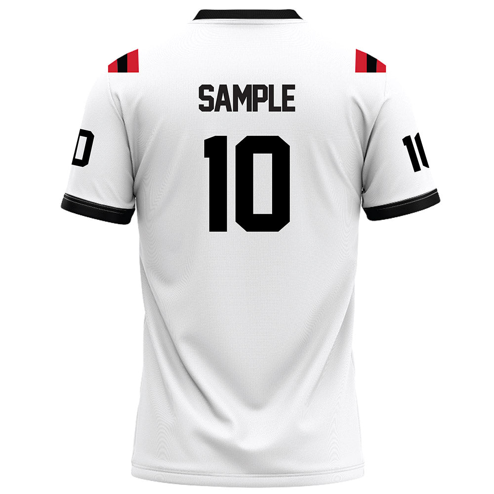 Arkansas State - NCAA Football : Jordan Sample - White Football Jersey