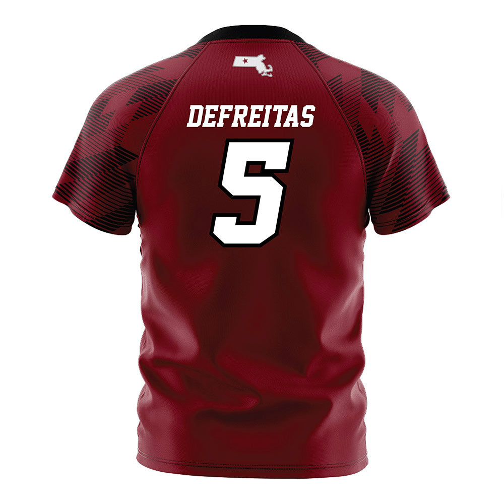 UMass - NCAA Women's Soccer : Sarah DeFreitas - Maroon Soccer Jersey