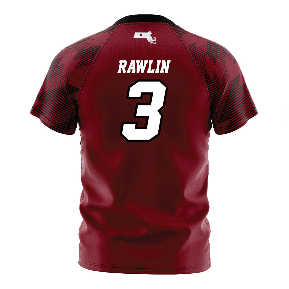 UMass - NCAA Women's Soccer : Piersen Rawlin - Maroon Soccer Jersey-1