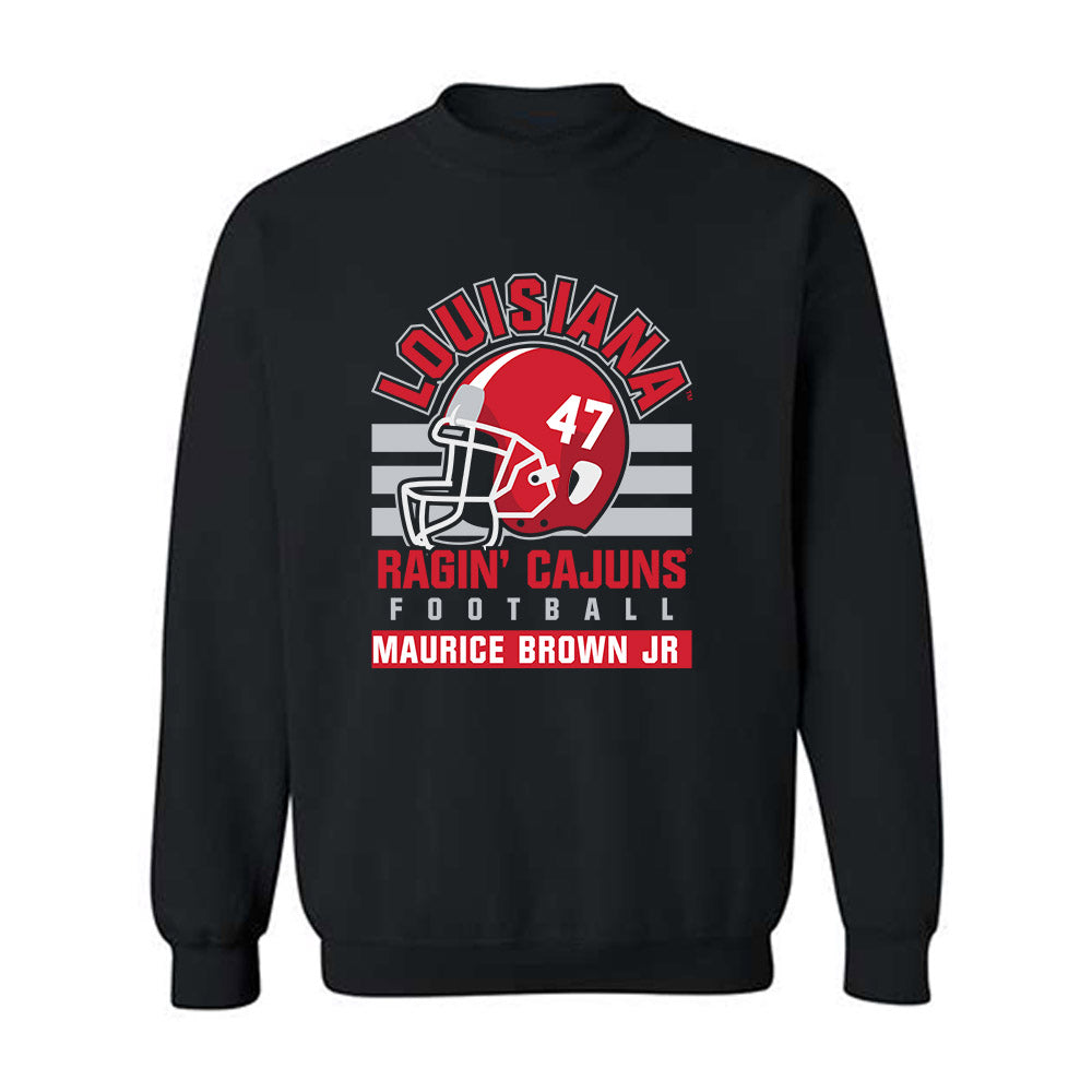 Louisiana - NCAA Football : Maurice Brown Jr - Classic Fashion Shersey Crewneck Sweatshirt-0