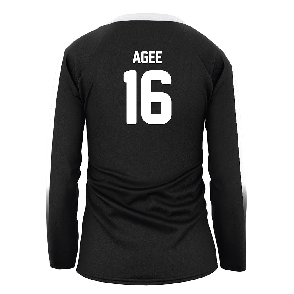 Alabama - NCAA Women's Volleyball : Sophie Agee - Black Volleyball Jersey-1