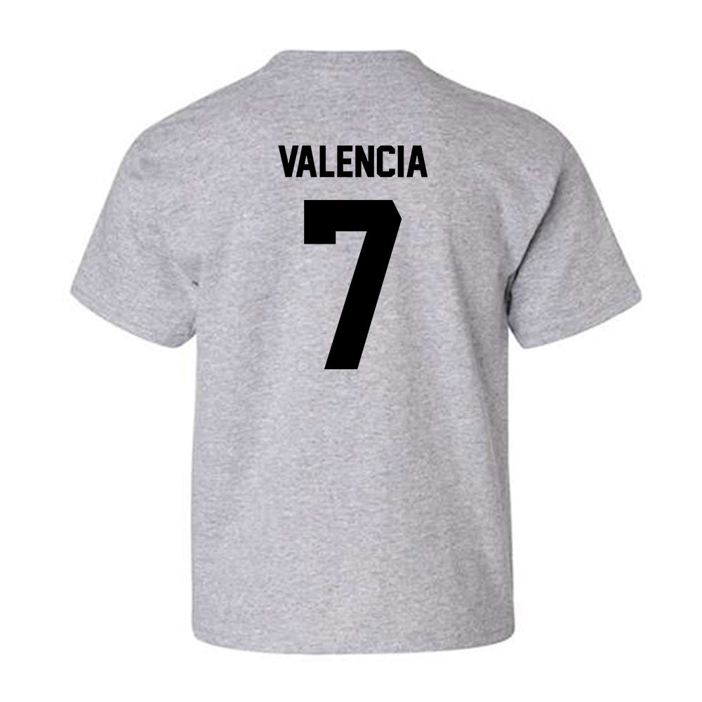 PFW - NCAA Men's Soccer : Marco Valencia - Classic Fashion Shersey Youth T-Shirt-1