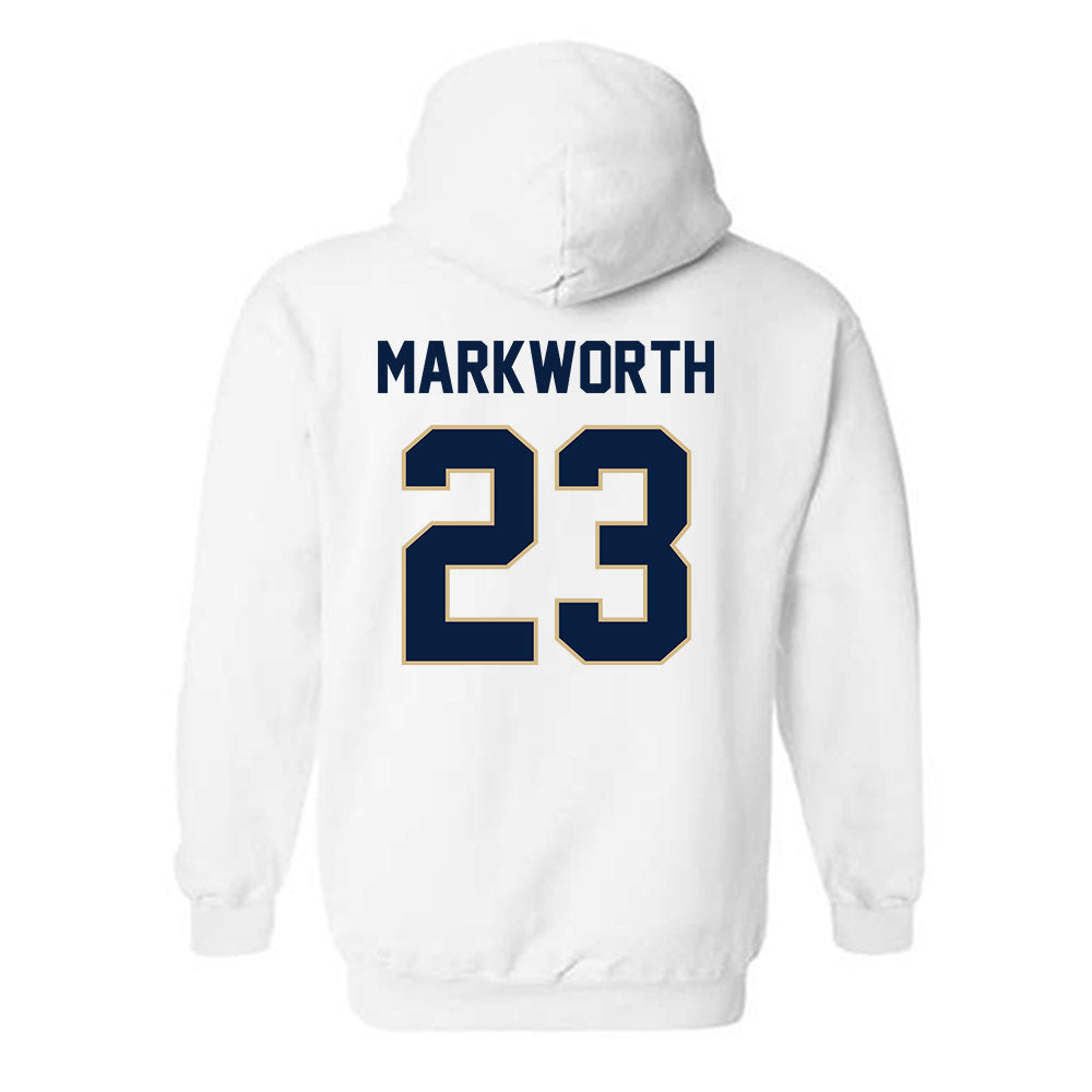 GWU - NCAA Women's Volleyball : Abby Markworth - Classic Fashion Shersey Hooded Sweatshirt-1
