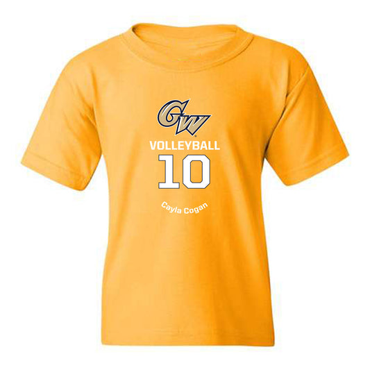 GWU - NCAA Women's Volleyball : Cayla Cogan - Youth T-Shirt Classic Fashion Shersey