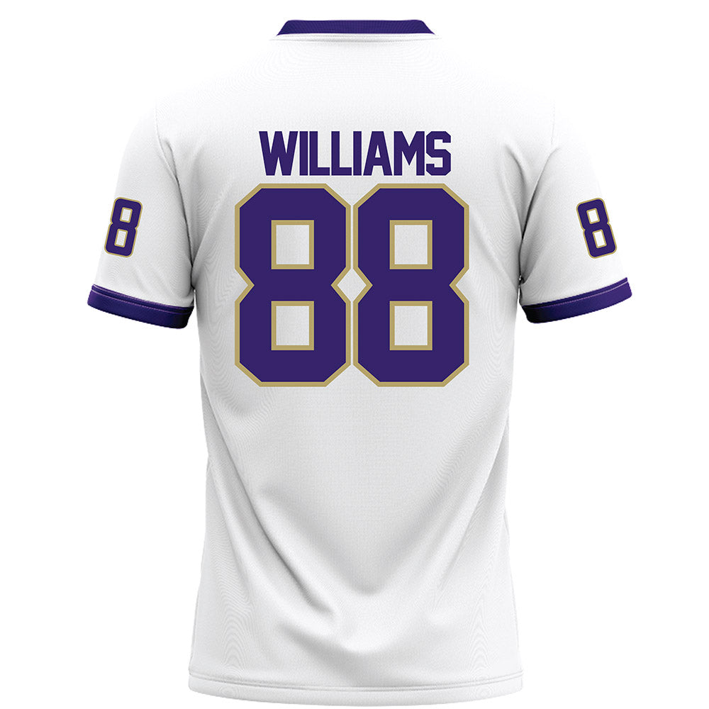 JMU - NCAA Football : Dylan Williams - White Football Jersey-1